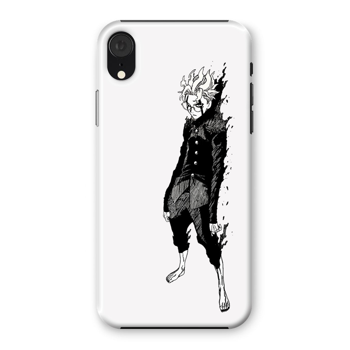 Dandadan: Turbo Granny Transformation Black & White Snap Phone Case