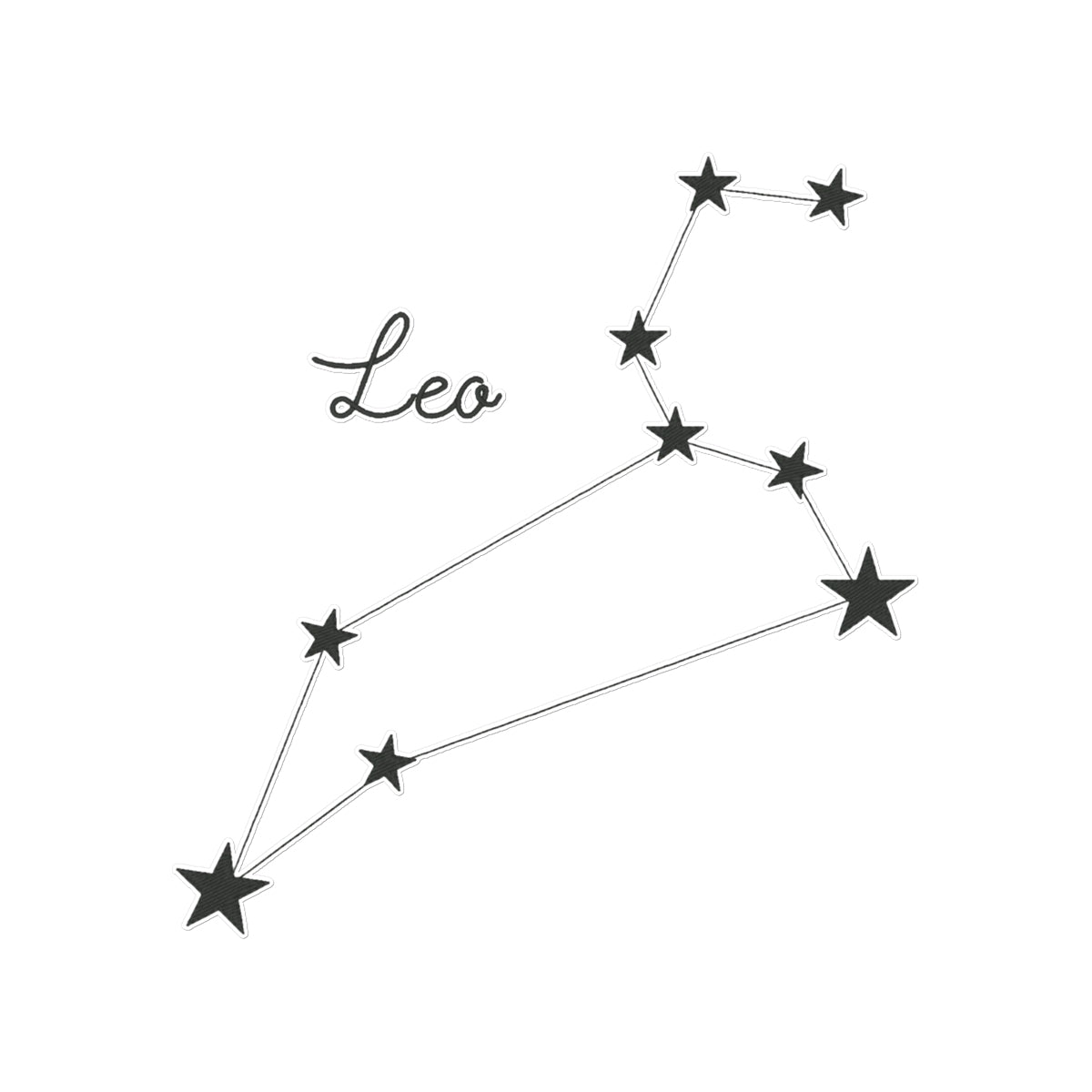 Leo Constellation Temporary Tattoo Tattoos Prodigi 12"x12"  