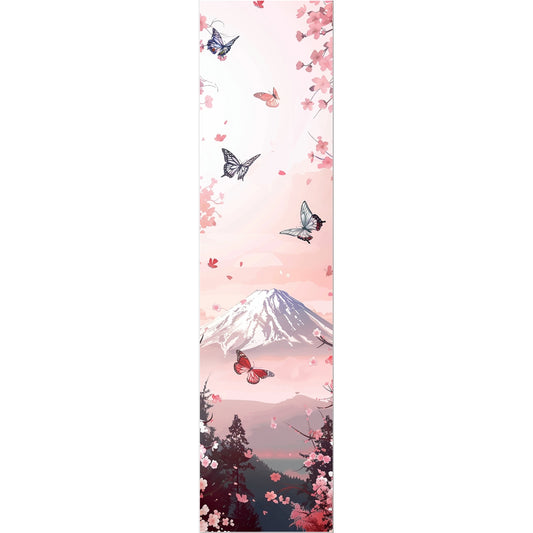 Cherry Blossom Butterflies Vertical Art Strip Butterfly Tattoo (Temporary) Tattoos Prodigi 2"x3"  