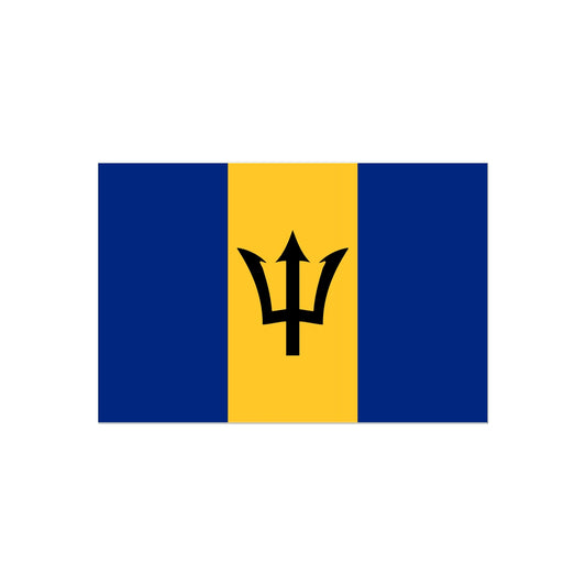 Barbados Flag Tattoo (Temporary) Tattoos Prodigi 2"x3"  