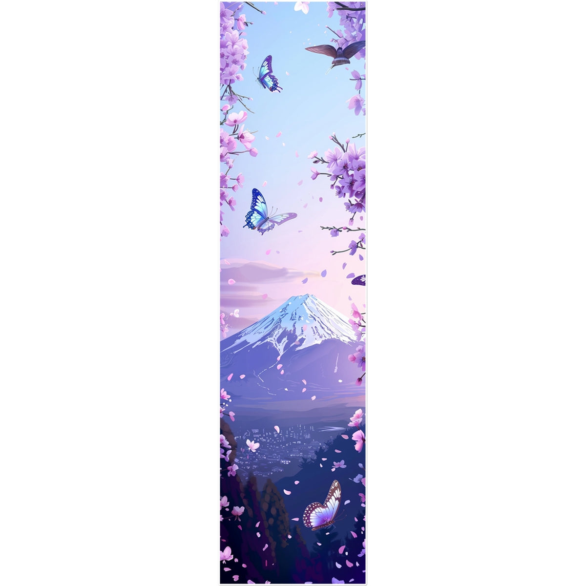 Purple Jasmine Fields Art Strip Butterfly Tattoo Tattoos Prodigi 12"x12"  