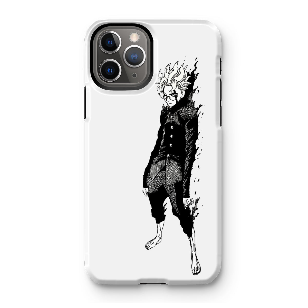 Dandadan: Turbo Granny Transformation Black & White Tough Phone Case Phone & Tablet Cases Prodigi iPhone 11 Pro Gloss