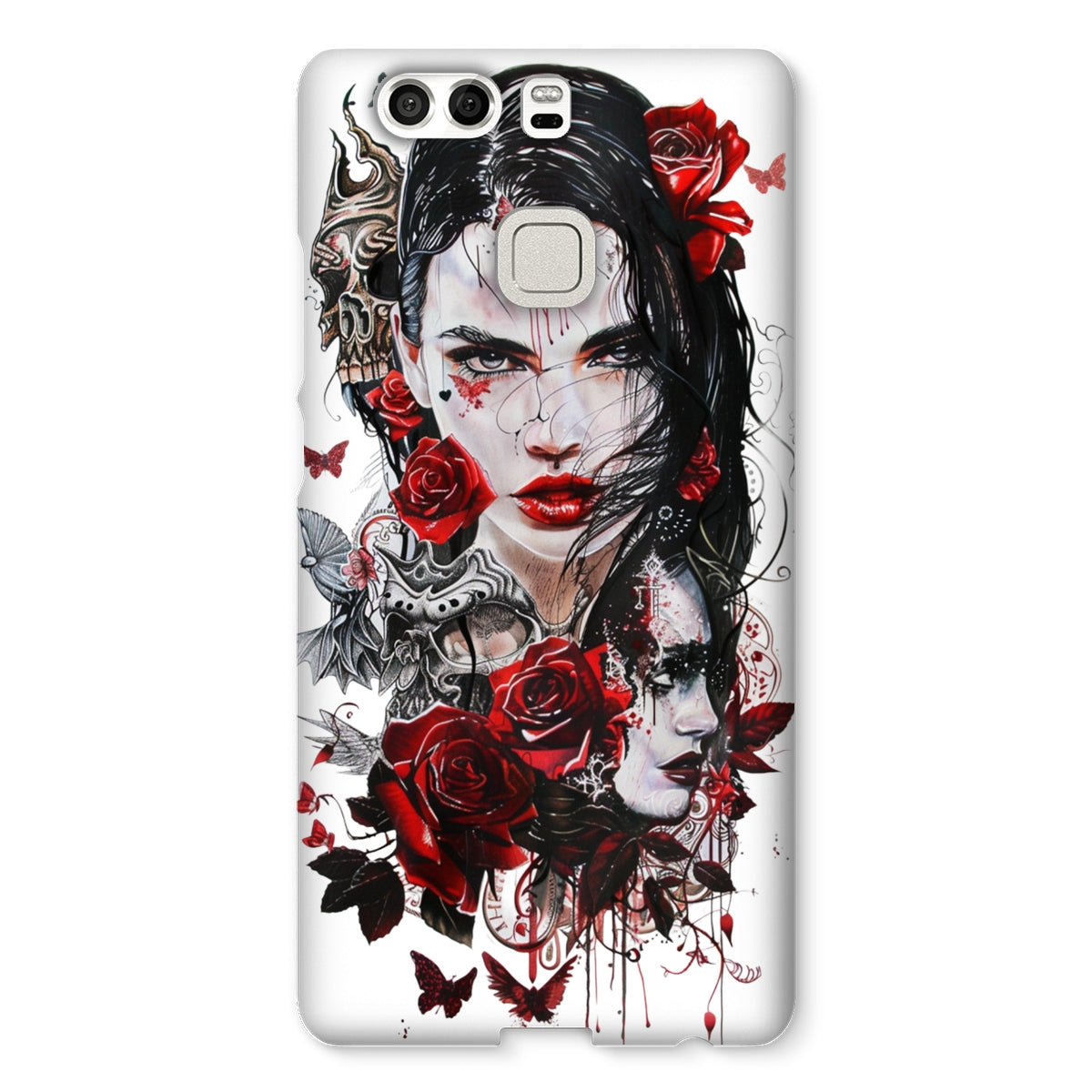 Lady of the Dead - Dia de los muertos - Halloween Snap Phone Case Phone & Tablet Cases Prodigi Huawei P9 Gloss 