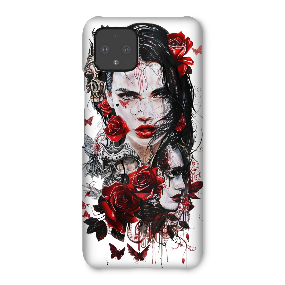 Lady of the Dead - Dia de los muertos - Halloween Snap Phone Case Phone & Tablet Cases Prodigi Google Pixel 4 Gloss 