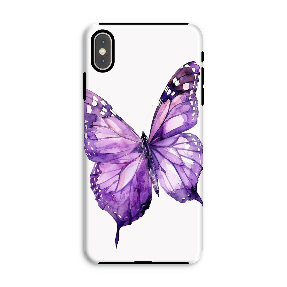 Purple water colors  Tough Phone Case Phone & Tablet Cases Prodigi iPhone XS Max Gloss 